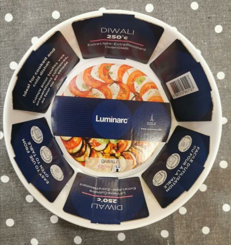 Luminarc DIWALI kerek mély sütőtál 18 x 6,9 cm, 1,3 literes, Fehér