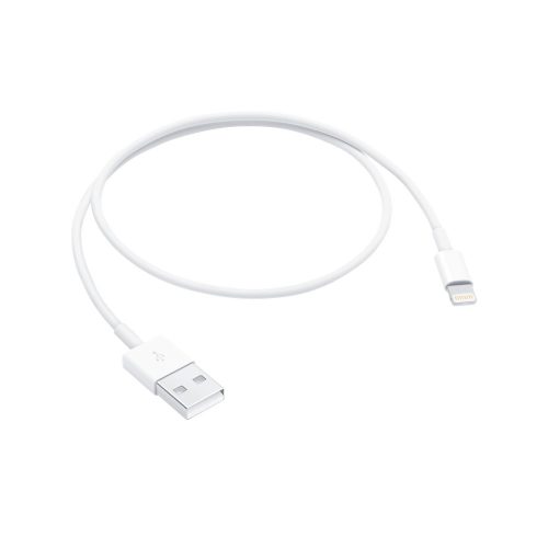 Apple Lightning USB kábel, 0,5 m, Fehér