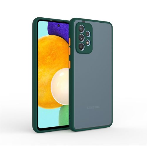 Samsung A52 5G/A52s 5G műanyag tok, zöld, narancs