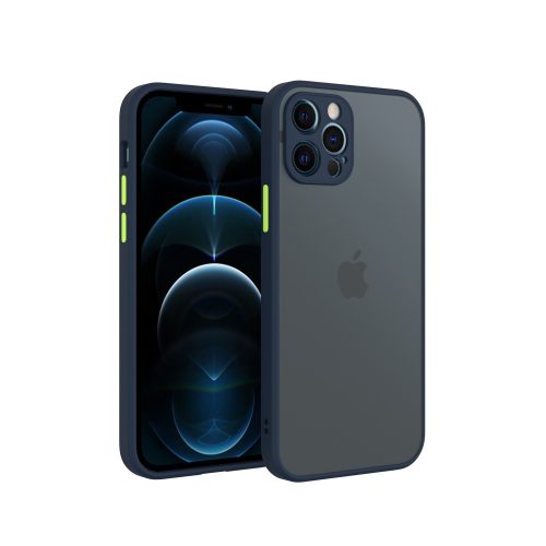 iPhone 12 Pro műanyag tok, Kék-zöld