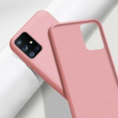 Samsung S22 Ultra, Premium szilikon tok, Pink