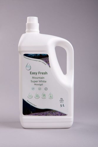 Easy Fresh - Mountain Super Whrite mosógél 5 liter