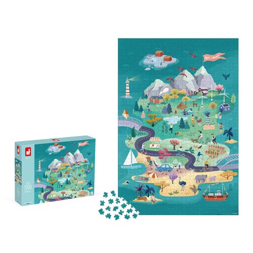 Janod 02514 1500 darabos puzzle Utazás a harmónia szigetére