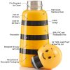 LUND Skittle Mini BPA mentes acél kulacs  300ML BUMBLE BEE