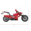 COGO® 5809 lego-technic-kompatibilis építőjáték, 300 db építőkocka, Motorbicikli