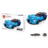 WANGE® 2873 | lego-kompatibilis építőjáték | 139 db építőkocka | Supercar kék sportkocsi