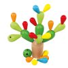 Bino Színes fa kiegyensúlyozó játék, kaktusz