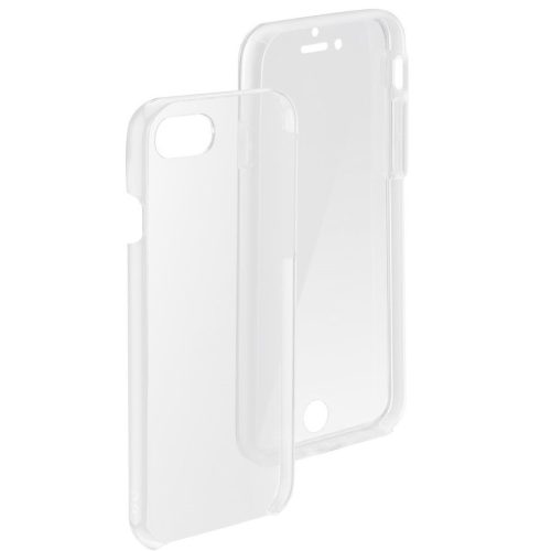 Apple iPhone 11 Pro Max, TPU szilikon tok, előlapi, és műanyag hátlapi védelem, 360 Full Cover, Átlátszó