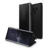 Huawei P40, Oldalra nyíló tok, hívás mutatóval, Smart View Cover, Fekete
