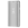 Samsung Galaxy A21 SM-A210F, Oldalra nyíló tok, hívás mutatóval, Smart View Cover, Ezüst