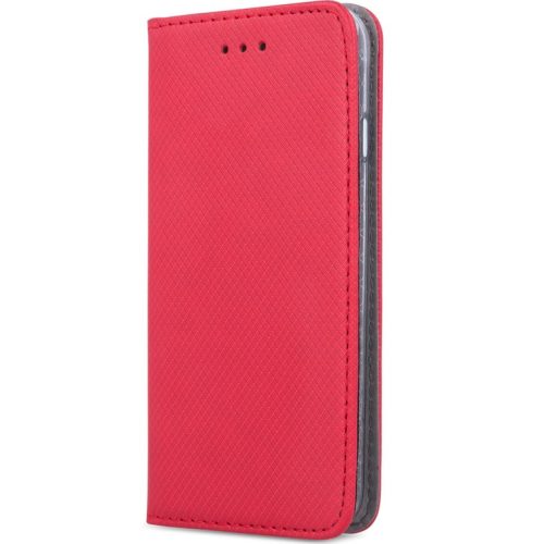 Huawei P Smart (2020), Oldalra nyíló tok, stand, Smart Magnet, piros