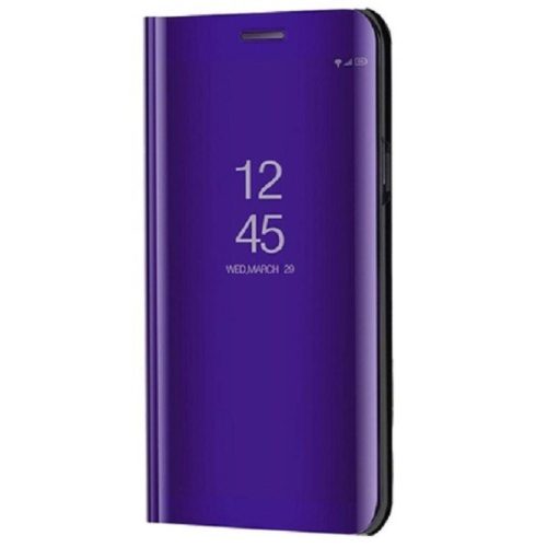 Samsung Galaxy A42 5G / M42 5G SM-A426B / M426B, Oldalra nyíló tok, hívás mutatóval, Smart View Cover, Lila