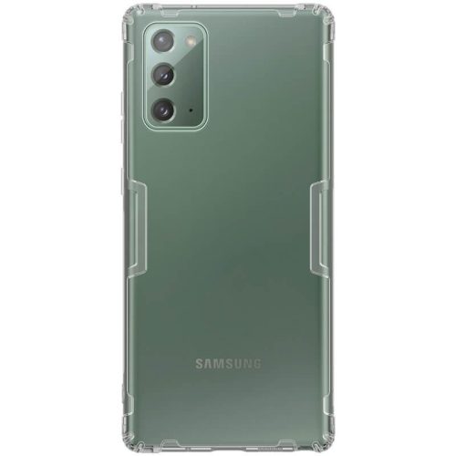 Samsung Galaxy Note 20 / 20 5G SM-N980 / N981, Szilikon tok, Nillkin Nature, ultravékony, szürke