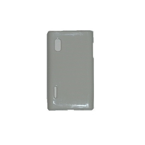 LG Optimus L5 E610, TPU szilikon tok, Fehér