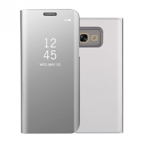 Samsung Galaxy A20e SM-A202F, Oldalra nyíló tok, hívás mutatóval, Smart View Cover, Ezüst