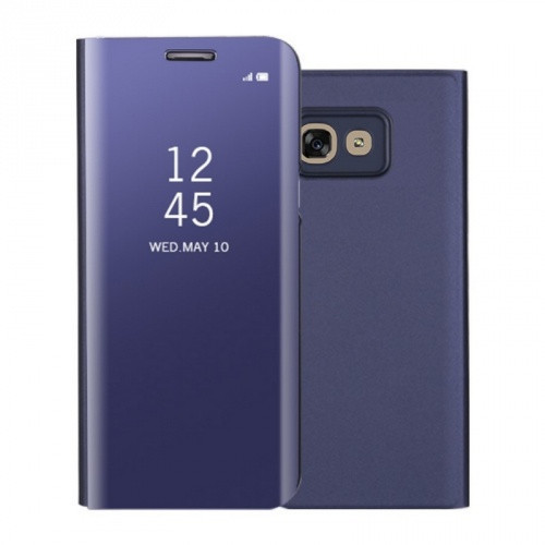 Samsung Galaxy A20e SM-A202F, Oldalra nyíló tok, hívás mutatóval, Smart View Cover, Lila