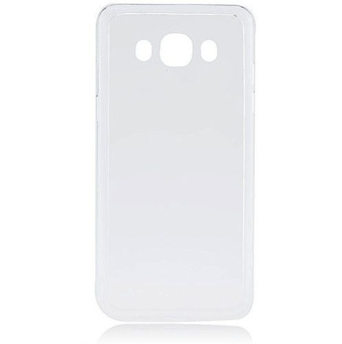 LG K10, Műanyag hátlap védőtok + szilikon védőkeret, Outline, áttetsző
