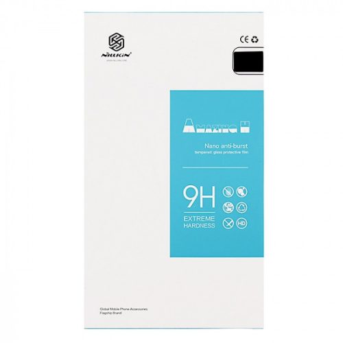 LG Q6, Kijelzővédő fólia, ütésálló fólia (az íves részre NEM hajlik rá!), Nillkin, Tempered Glass (edzett üveg), Clear