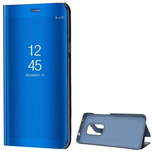 Huawei Mate 20, Oldalra nyíló tok, hívás mutatóval, Smart View Cover, Kék