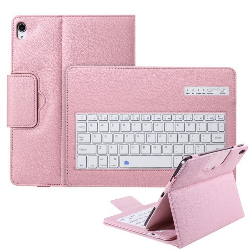 Apple iPad Pro 11 (2018), Bluetooth billentyűzetes mappa tok, rózsaszín