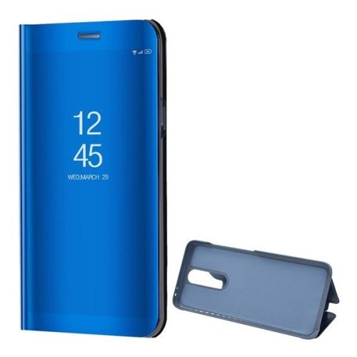Xiaomi Redmi K30 / K30 5G / Poco X2, Oldalra nyíló tok, hívás mutatóval, Smart View Cover, Kék