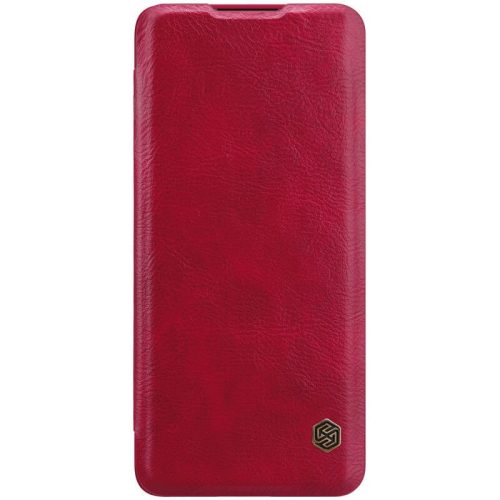 Huawei P40 Pro, Oldalra nyíló tok, Nillkin Qin, piros