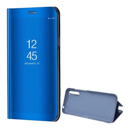 Huawei Y8p, Oldalra nyíló tok, hívás mutatóval, Smart View Cover, Kék